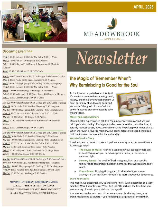 Click to open Newsletter in a new tab